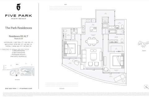 Condo in Miami Beach, Florida, 2 bedrooms  № 1384281 - photo 9