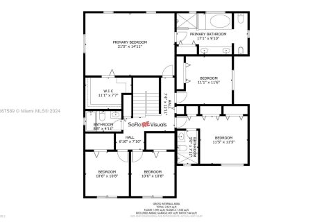 House in Miami, Florida 5 bedrooms, 254.55 sq.m. № 1384081 - photo 28