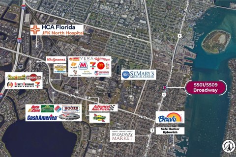 Propiedad comercial en venta en West Palm Beach, Florida № 1305610 - foto 17