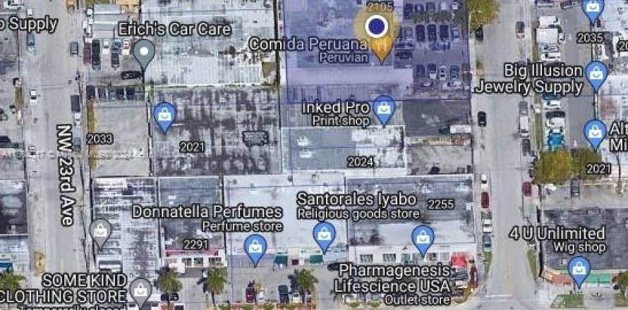 Immobilier commercial à Miami, Floride № 1223787