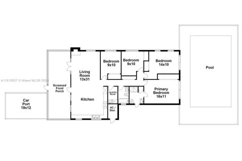 House in Miami, Florida 4 bedrooms, 136.01 sq.m. № 1271127 - photo 25