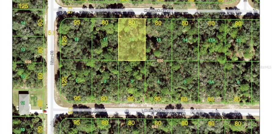 Land in Port Charlotte, Florida № 1062320