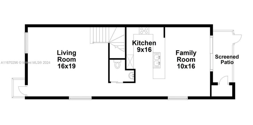 Touwnhouse à Miramar, Floride 2 chambres, 134.71 m2 № 1389582