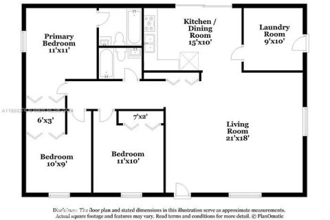 House in North Lauderdale, Florida 3 bedrooms, 115.85 sq.m. № 1236072 - photo 12