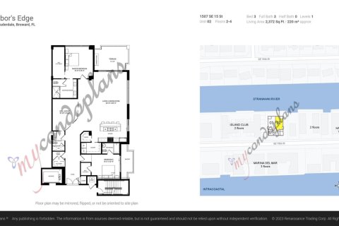 Condominio en venta en Fort Lauderdale, Florida, 3 dormitorios, 220.36 m2 № 1076843 - foto 1