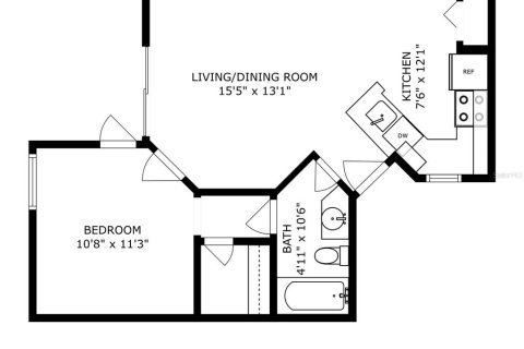 Condominio en venta en Orlando, Florida, 1 dormitorio, 48.87 m2 № 1087413 - foto 2