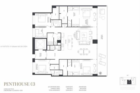 Condominio en venta en Miami, Florida, 4 dormitorios № 1400027 - foto 5