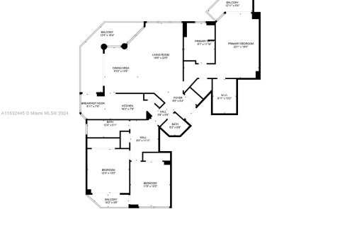 Купить кондоминиум в Авентура, Флорида 3 спальни, 174.66м2, № 1293576 - фото 30