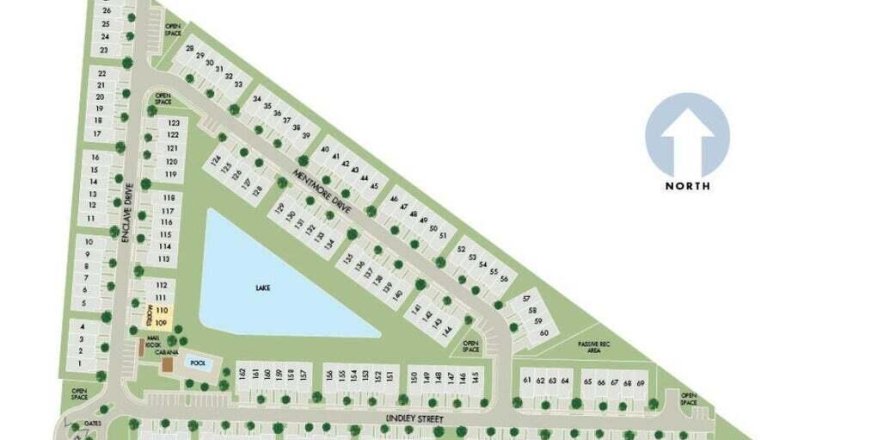 Таунхаус в Мангония-Парк, Флорида 3 спальни, 167.97м2 № 1054772