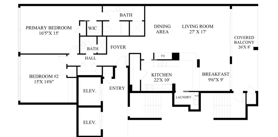 Condo in West Palm Beach, Florida, 2 bedrooms  № 1045683