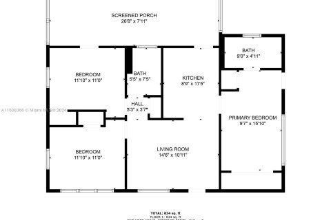 Casa en venta en Oakland Park, Florida, 3 dormitorios, 62.43 m2 № 1231961 - foto 27