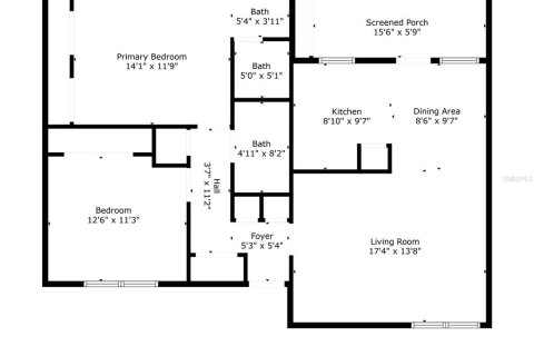 Copropriété à vendre à Gainesville, Floride: 2 chambres, 113.9 m2 № 1381220 - photo 2