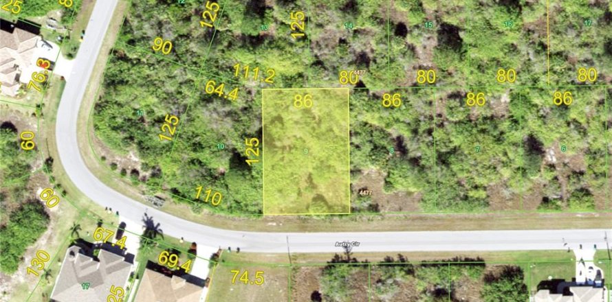 Земельный участок в Порт-Шарлотт, Флорида № 1386317