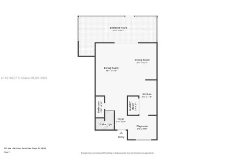 Adosado en venta en Pembroke Pines, Florida, 3 dormitorios, 145.48 m2 № 1232586 - foto 26