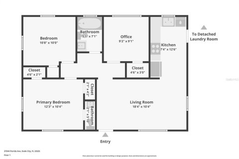 House in Dade City, Florida 3 bedrooms, 75.81 sq.m. № 1339407 - photo 28