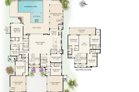 Villa ou maison à vendre à Palm Beach Gardens, Floride: 5 chambres, 603.86 m2 № 1040757 - photo 1