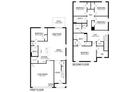 Casa en venta en Wesley Chapel, Florida, 5 dormitorios, 227.33 m2 № 1069443 - foto 17