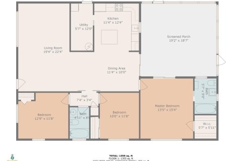 House in Hallandale Beach, Florida 3 bedrooms, 138.61 sq.m. № 1081356 - photo 1
