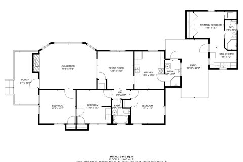 House in West Palm Beach, Florida 3 bedrooms, 146.79 sq.m. № 1054637 - photo 11