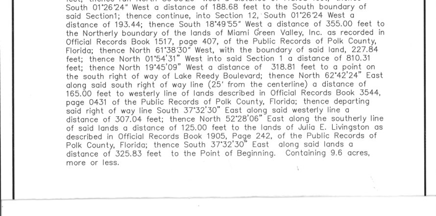 Terrain à Frostproof, Floride № 1338477