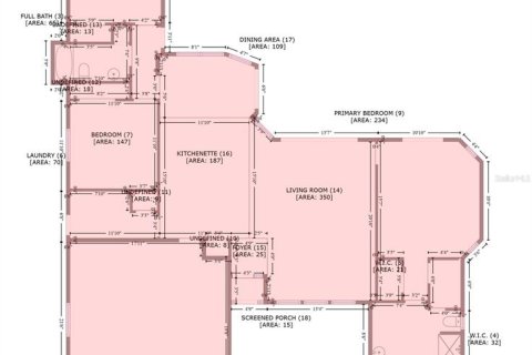 Купить виллу или дом в Пунта-Горда, Флорида 3 комнаты, 148.92м2, № 1308836 - фото 29