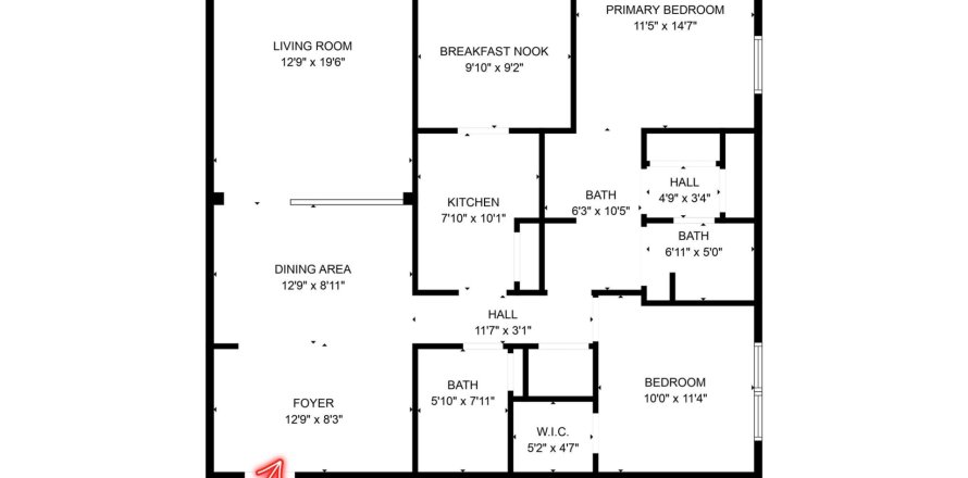 Condo à Lauderhill, Floride, 2 chambres  № 1044184