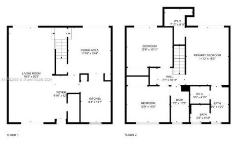 Adosado en venta en Miami Lakes, Florida, 3 dormitorios, 162.21 m2 № 1372881 - foto 21