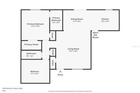 Casa en venta en Tampa, Florida, 2 dormitorios, 91.97 m2 № 1213174 - foto 29