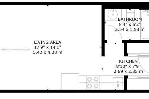 Condominio en venta en Sunny Isles Beach, Florida, 33.44 m2 № 1381620 - foto 18