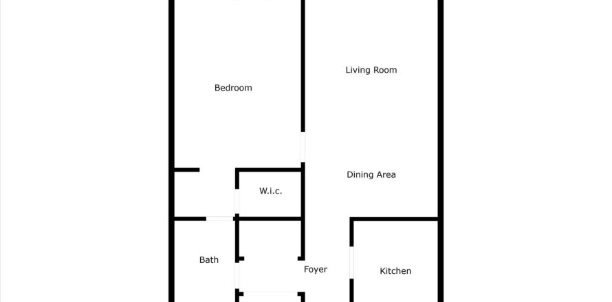 Condo in Lauderdale Lakes, Florida, 1 bedroom  № 1029712