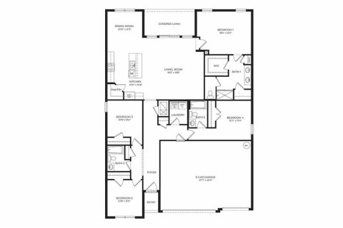 Купить виллу или дом в Раскин, Флорида 3 комнаты, 187.66м2, № 1347411 - фото 2