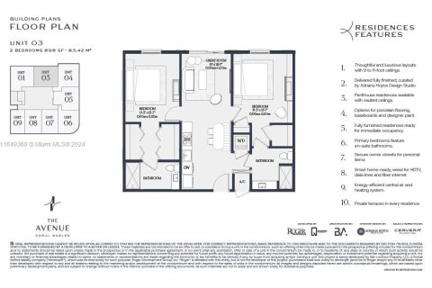 Copropriété à vendre à Coral Gables, Floride: 2 chambres, 83.43 m2 № 1331489 - photo 22