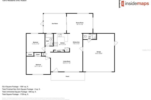 Купить виллу или дом в Гудзон, Флорида 3 комнаты, 96.62м2, № 1268106 - фото 13