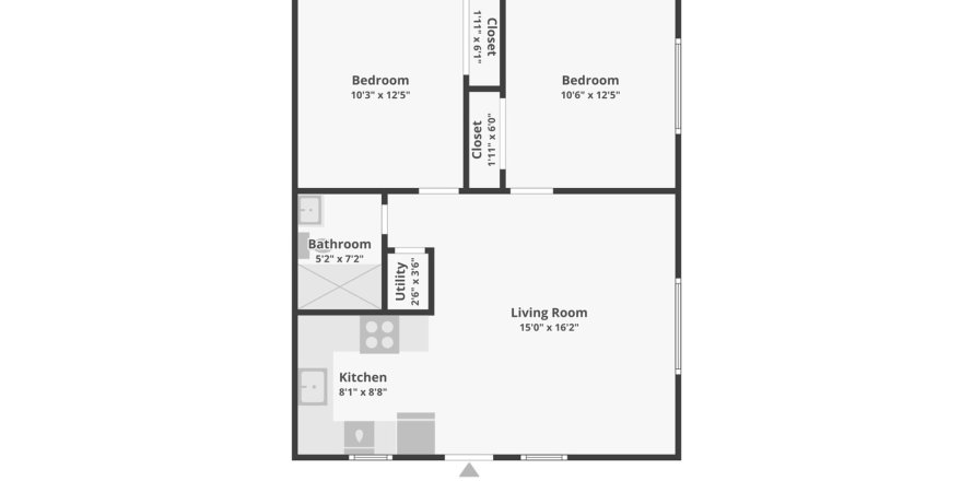 Condo in Fort Lauderdale, Florida, 2 bedrooms  № 1022239