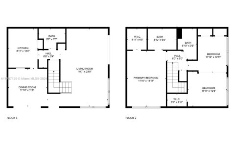 Townhouse in Miami, Florida 3 bedrooms, 137.31 sq.m. № 1360275 - photo 25