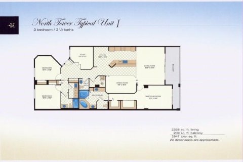 Condo in Hutchinson Island South, Florida, 3 bedrooms  № 1097473 - photo 2