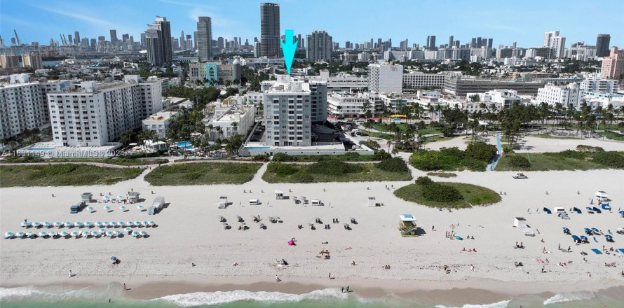 Condo in Miami Beach, Florida, 1 bedroom  № 1413842