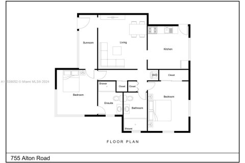 Copropriété à vendre à Miami Beach, Floride: 2 chambres, 380.9 m2 № 1024105 - photo 2