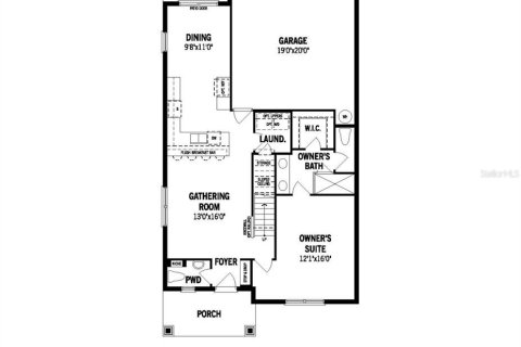 Townhouse in WATERBROOKE in Clermont, Florida 3 bedrooms, 154.78 sq.m. № 1352303 - photo 5