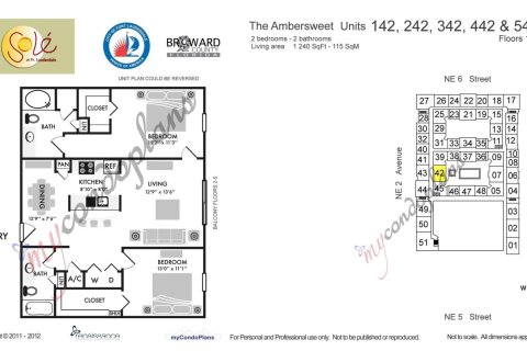 Condo in Fort Lauderdale, Florida, 2 bedrooms  № 1033876 - photo 1