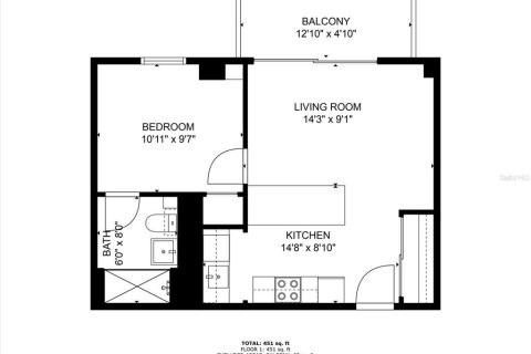 Condominio en venta en Tampa, Florida, 1 dormitorio, 45.89 m2 № 1337674 - foto 24