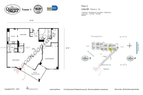 Купить кондоминиум в Майами, Флорида 2 спальни, 121.89м2, № 1331658 - фото 30