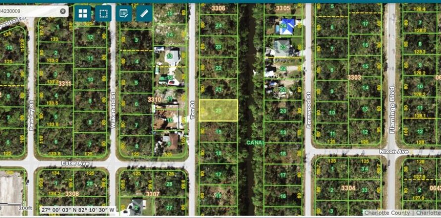 Terreno en Port Charlotte, Florida № 1275032