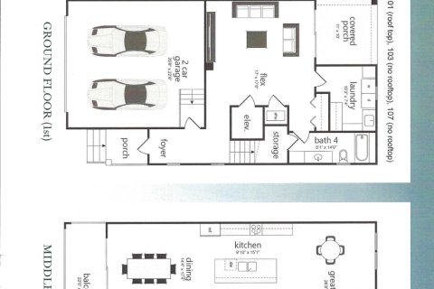 Купить таунхаус в Хатчинсон-Айленд-Саут, Флорида 3 спальни, 253.53м2, № 1056993 - фото 25