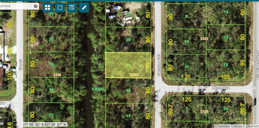 Land in Port Charlotte, Florida № 1275022