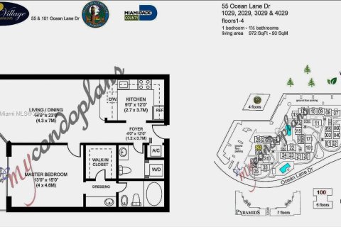 Condo in Key Biscayne, Florida, 1 bedroom  № 1351864 - photo 12