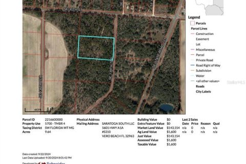 Terreno en venta en Morriston, Florida № 1375131 - foto 4