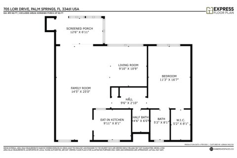 Condo in Palm Springs, Florida, 1 bedroom  № 1059075 - photo 1