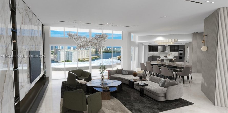 Condominio en Aventura, Florida, 6 dormitorios  № 1396242