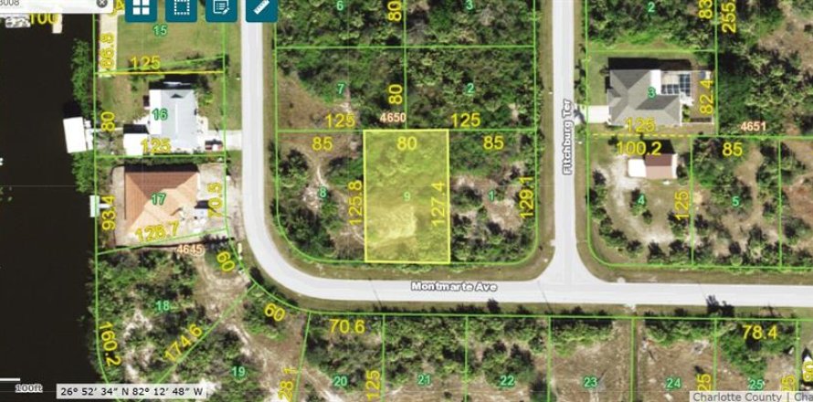 Terreno en Port Charlotte, Florida № 1275036